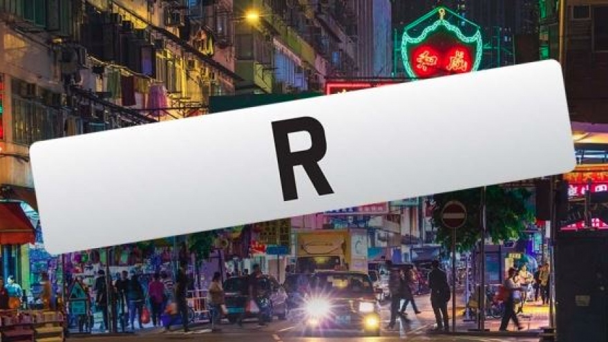 Biển số xe chỉ có duy nhất chữ “R” được đấu giá tới 78 tỷ đồng tại Hong Kong